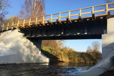 Реке Ящера — новый мост  