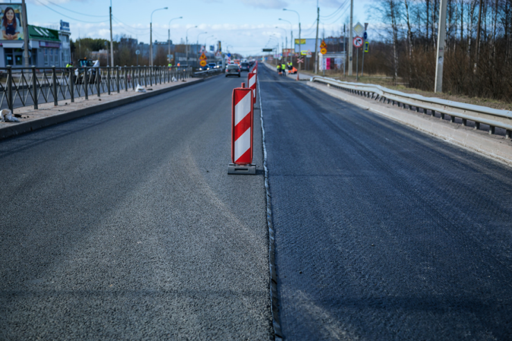 НАЦПРОЕКТЫ: дороги в Гатчинском районе стали безопаснее